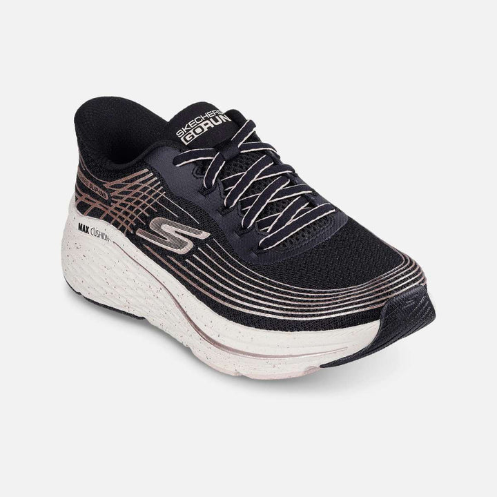 Skechers Max Cushioning Elite 2.0 Black Rose Gold W
