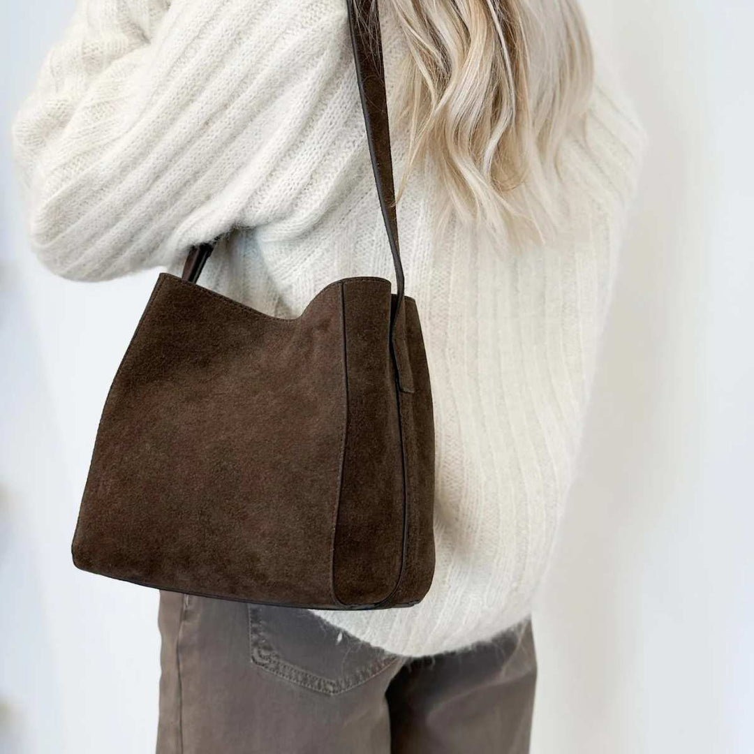 Jim Rickey Sac Mini Suede Truffle