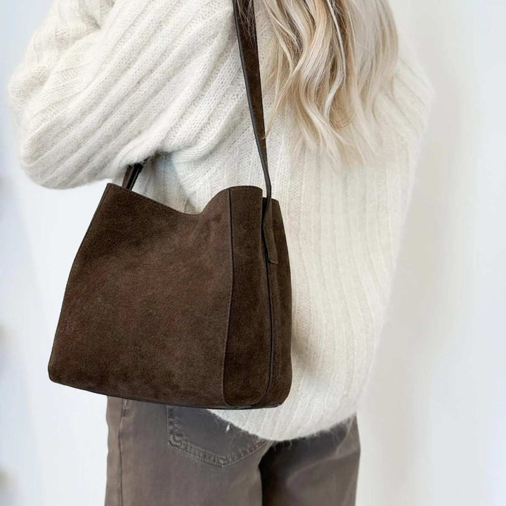 Jim Rickey Sac Mini Suede Truffle