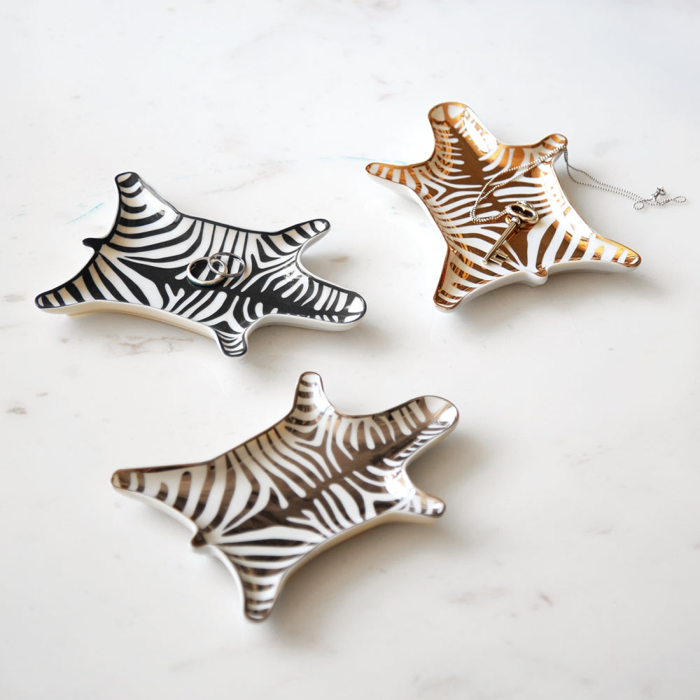 Jonathan Gold Zebra Stacking Dish