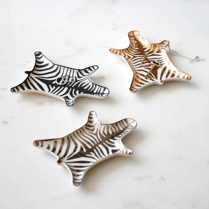 Jonathan Gold Zebra Stacking Dish