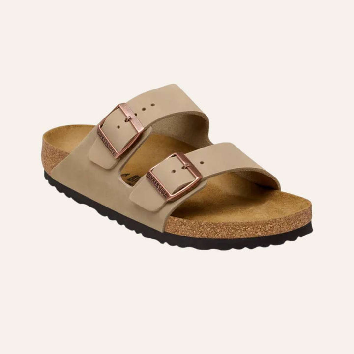 Birkenstock Arizona Narrow Oiled Leather Tobacco Brown W
