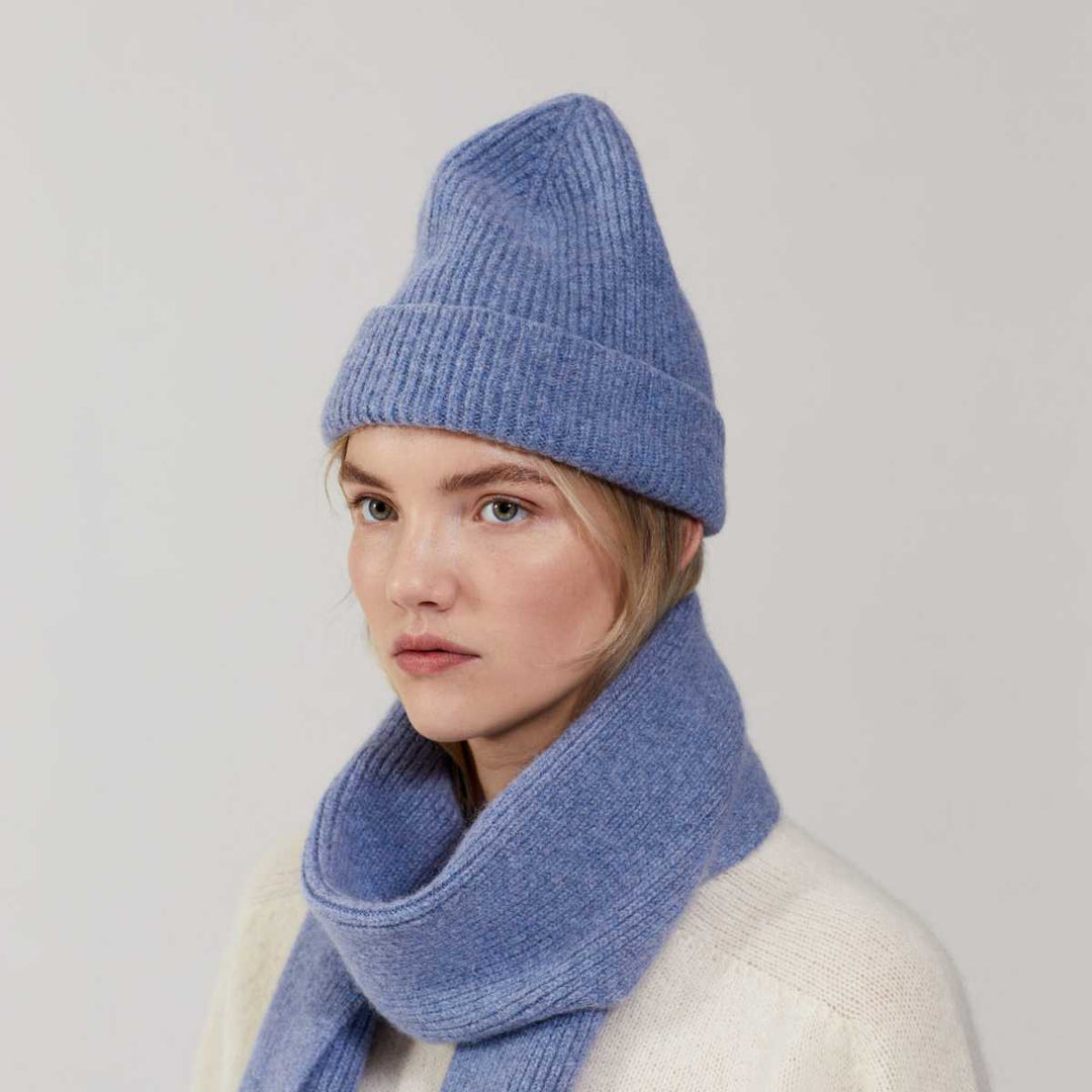 Le Bonnet Scarf Washed Denim