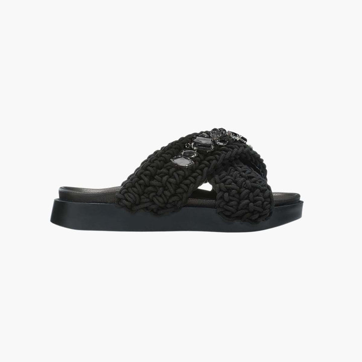 Inuikii Slipper Stone Black W