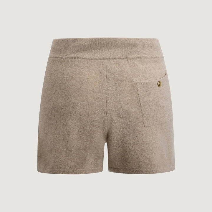 Monel Jill Cashmere Shorts Stone Sand