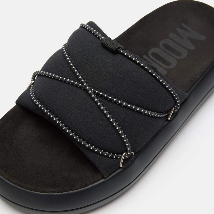 Moon Boots Icon Slide Black W