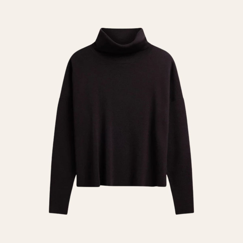 ELLA & IL Poneh Merion Sweater Dark Brown - genser fra ELLA & IL, bilde 2