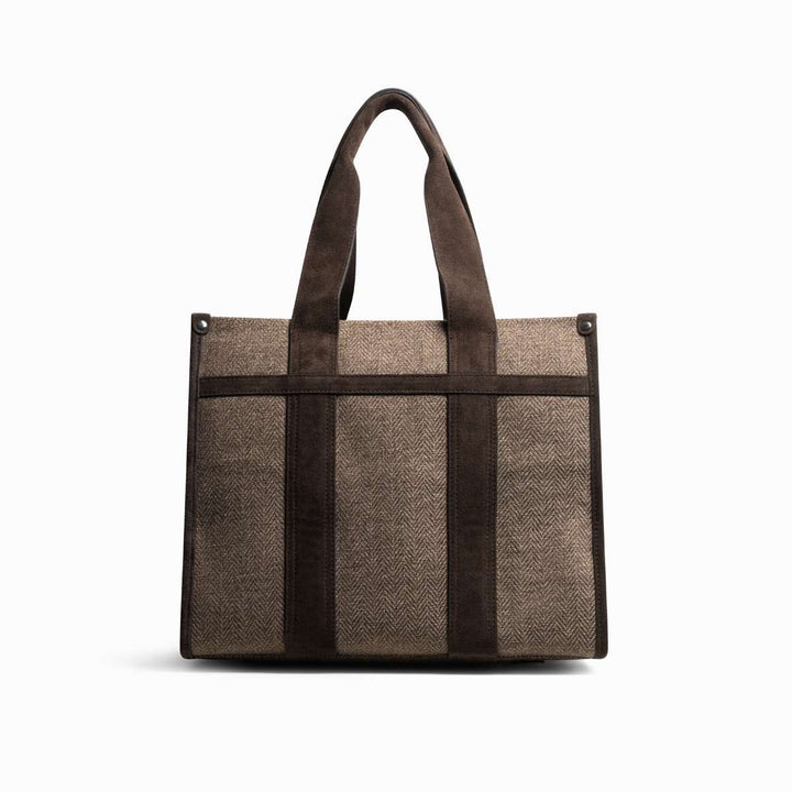 Jim Rickey Cali Tote Herringbone Truffle