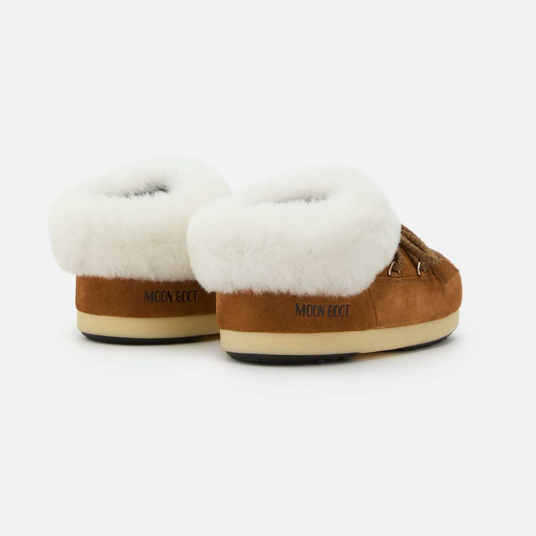 Moon Boots EVX Mule Suede Cognac/Natural