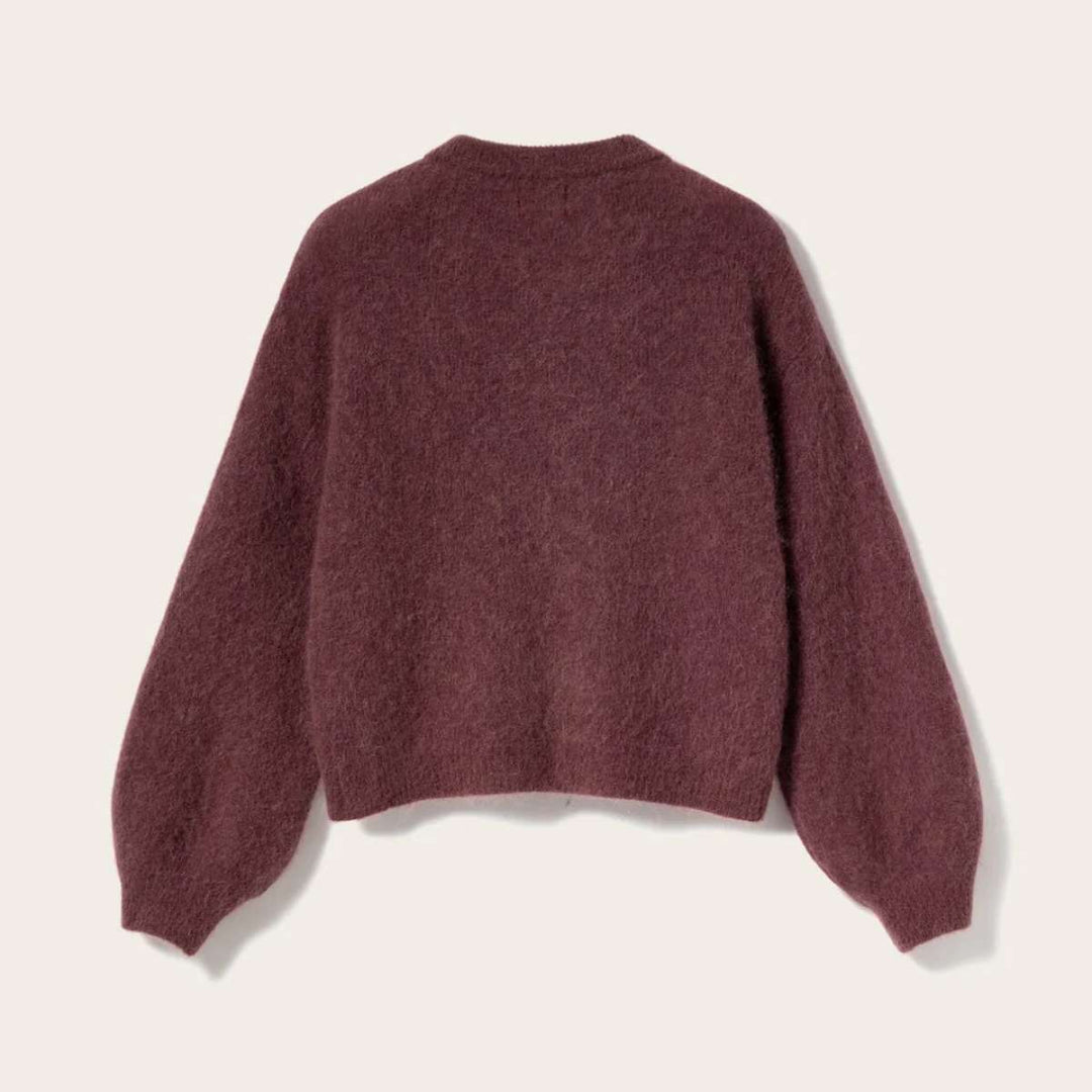 Noella Kae Knit Cardigan Rust