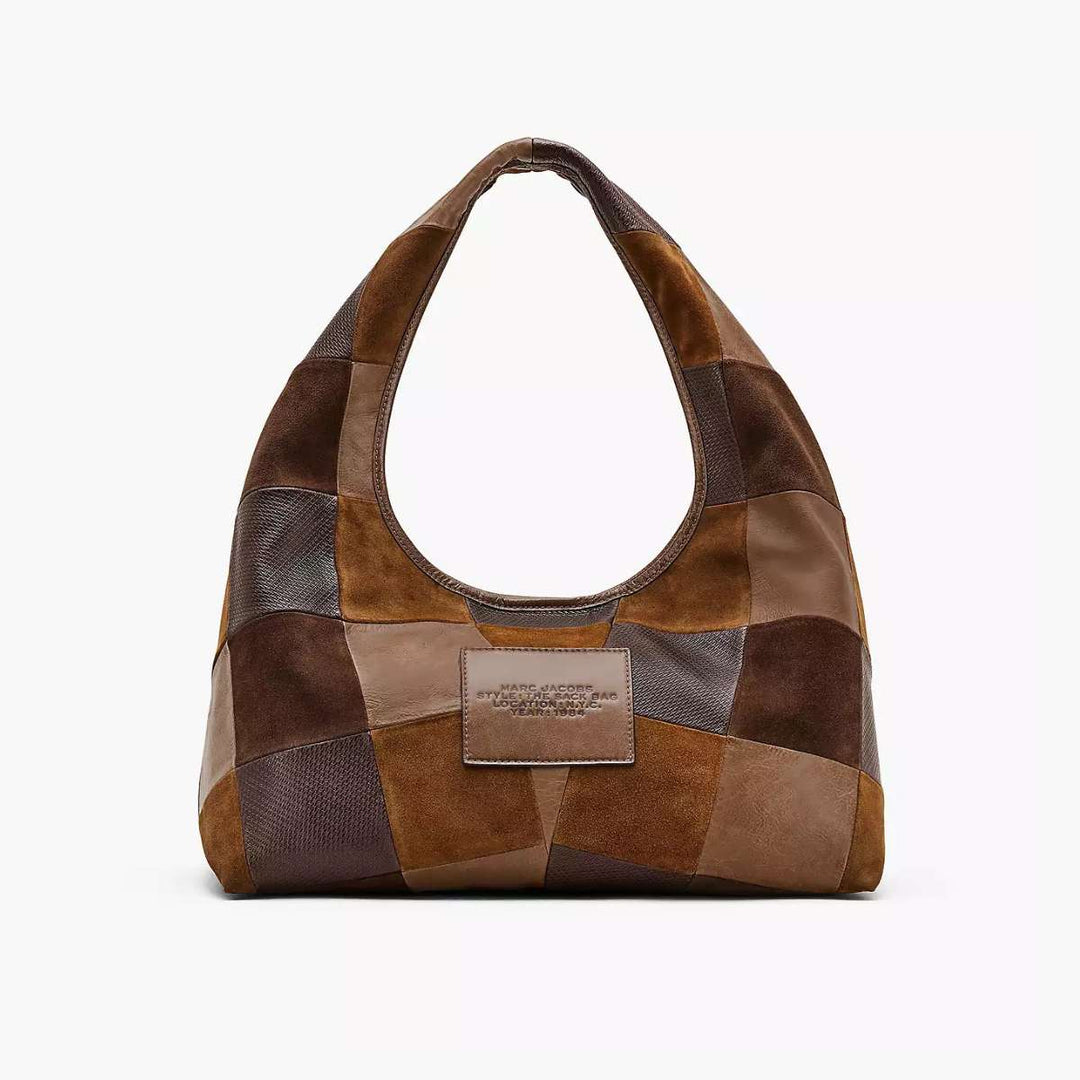 Marc Jacobs The Sack Suede Patchwork Brown Multi