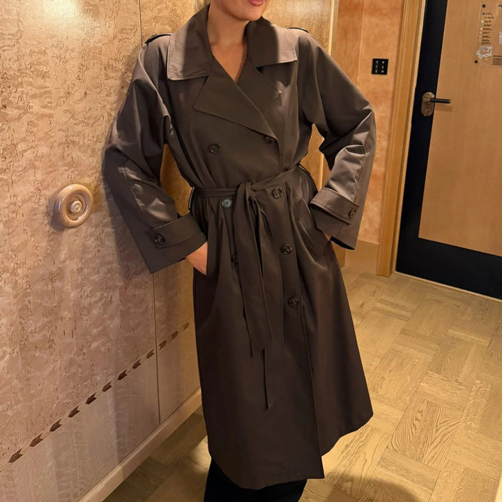 BYIC EvieIC Trenchcoat Chocolate Brown