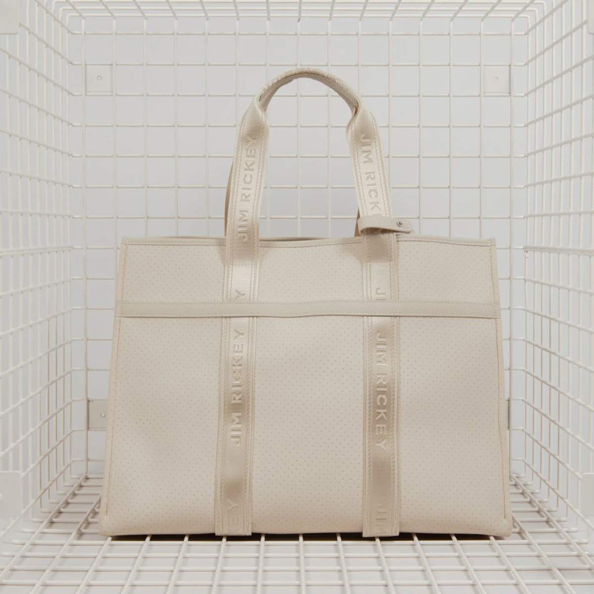 Jim Rickey Cali Tote Neoprene Large Beige