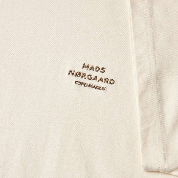 Mads Nørgaard Cotton Jersey Frode Logo Tee Seedpearl