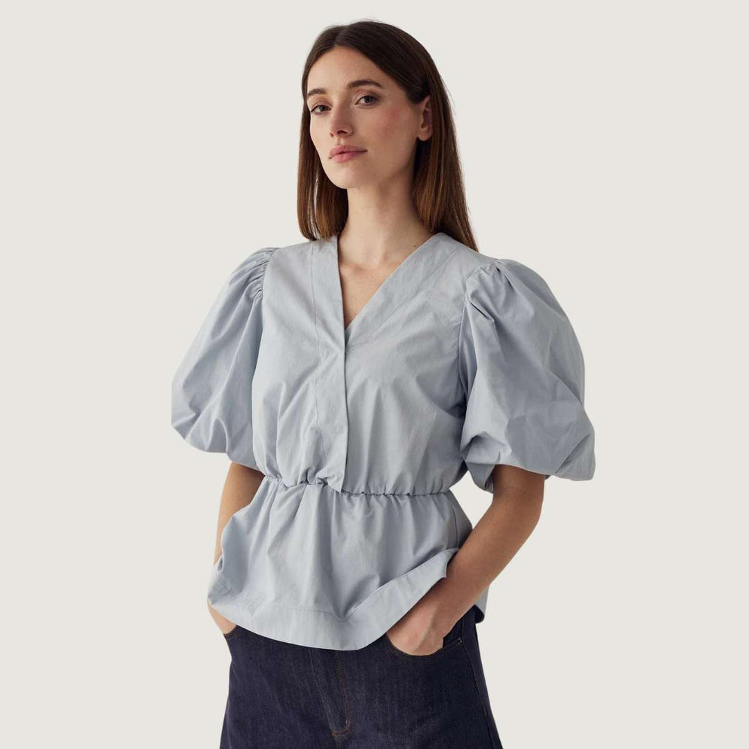 Noella N-Magdalena Blouse Dusty Blue