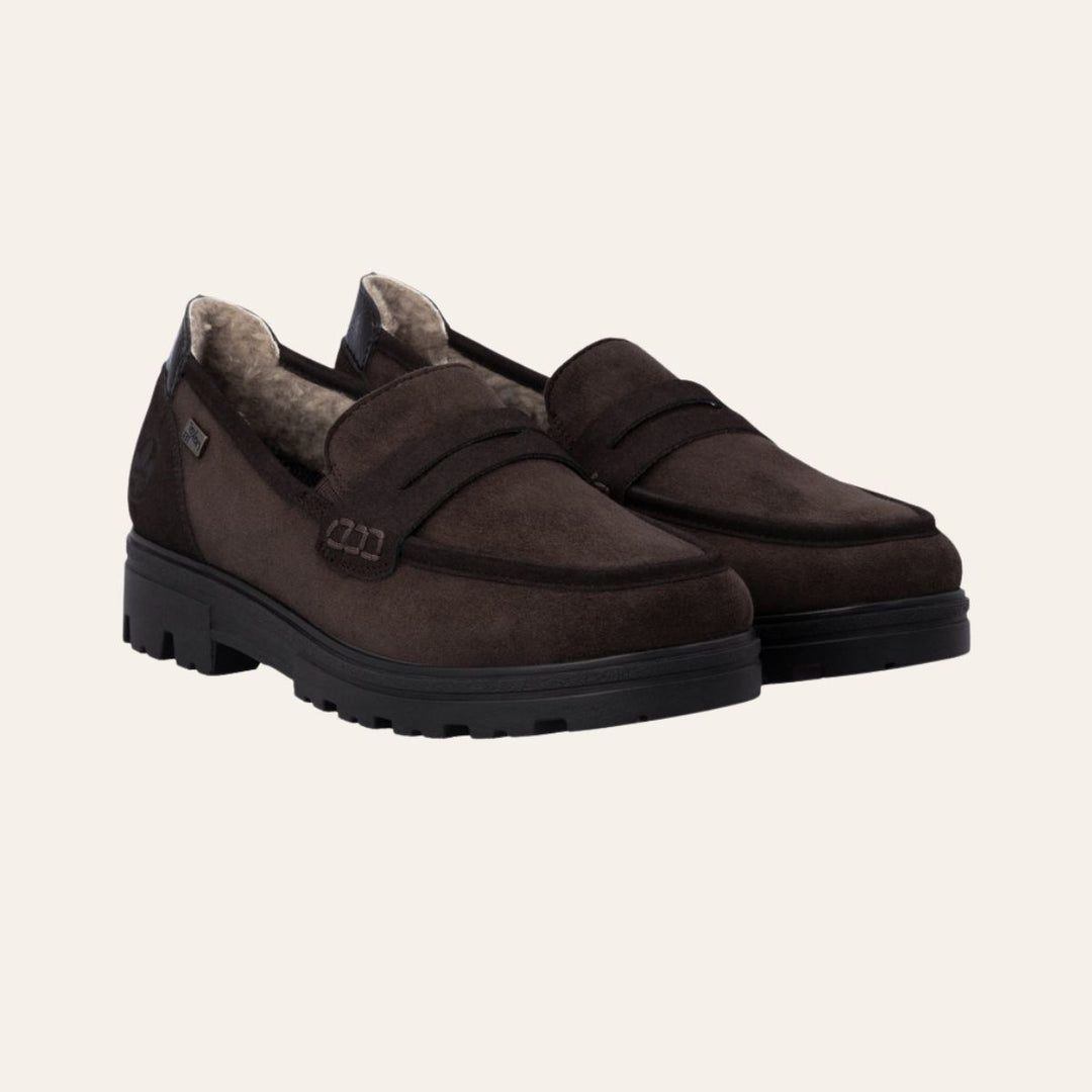 Rieker Mokasin Ekstra Bred Brown W