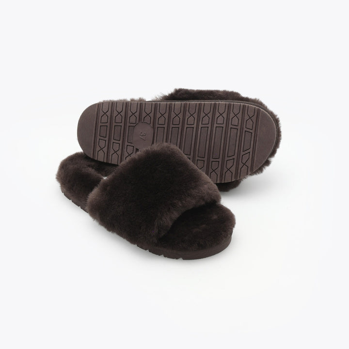 Roberto Rosso Cabina Slipper Dark Brown