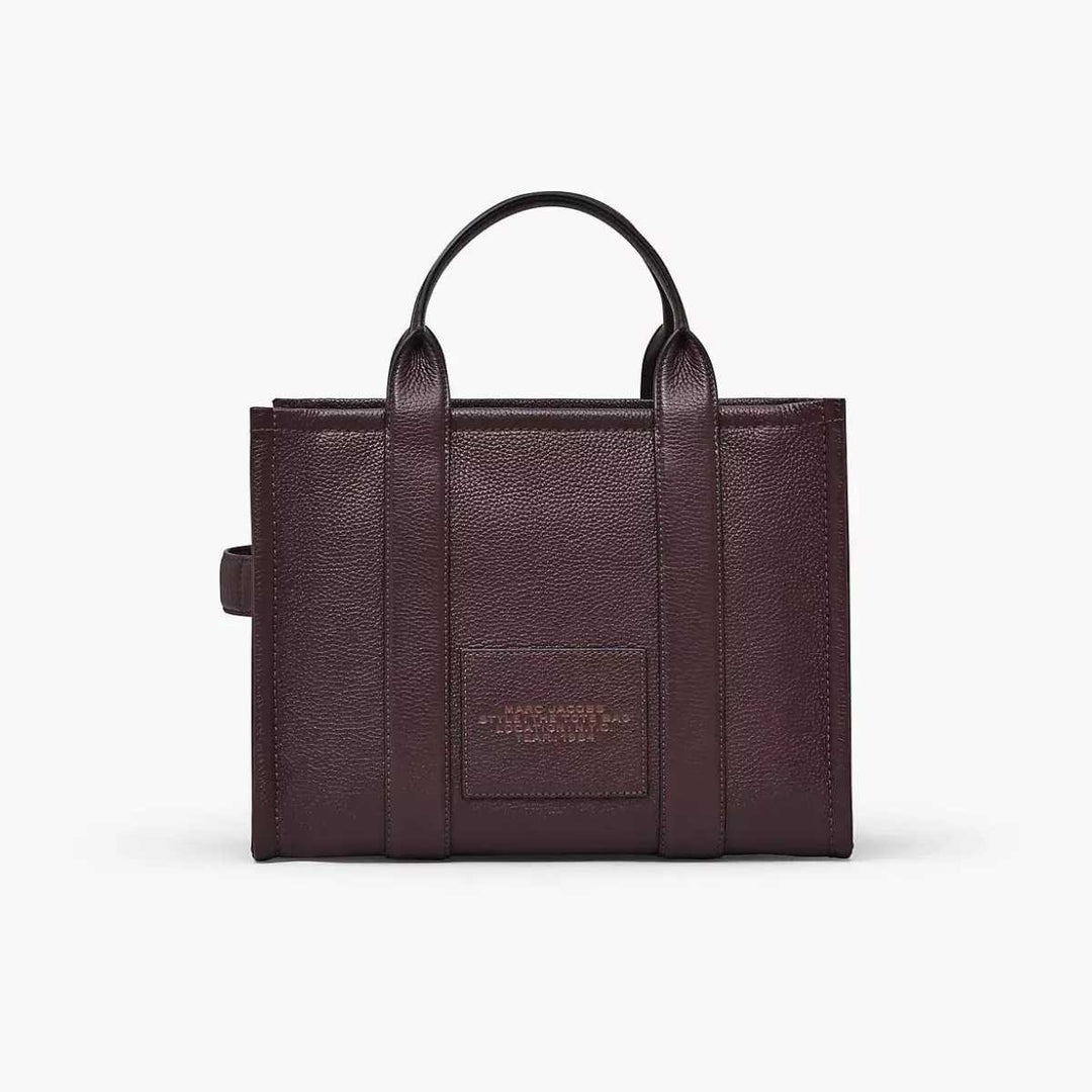 Marc Jacobs Leather Tote Bag Medium Tote Ganache