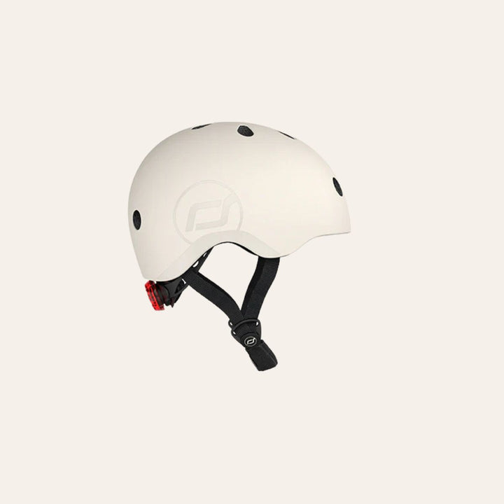 Sykkelhjelm 51-55cm m/LED Ash Scoot&Ride