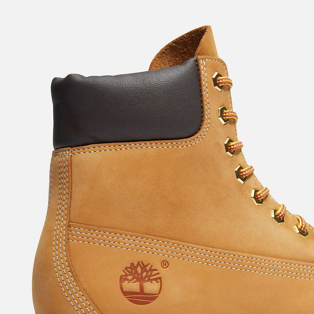 Timberland 25 6 Inch Lace Waterproof Wheat Nubuck M