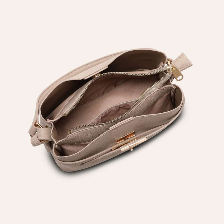 Puccini Becky Shoulder Bag Beige