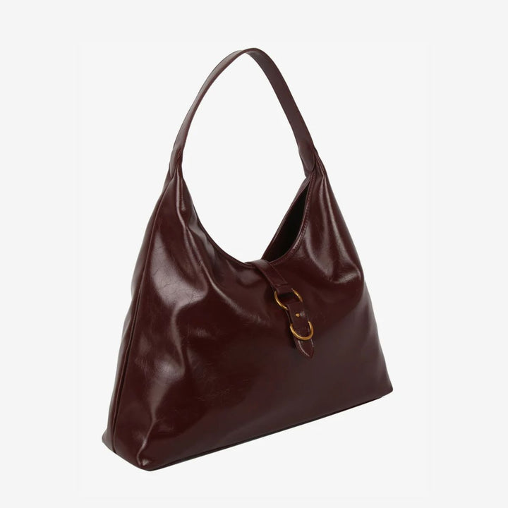 HVISK Lola Raw Structure Hardware Deep Burgundy