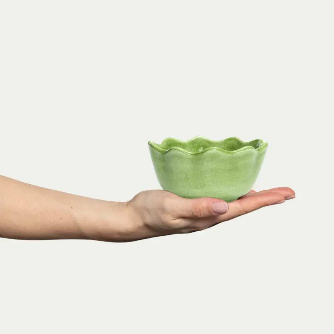 Mateus Oyster Bowl 13cm/30cl Green