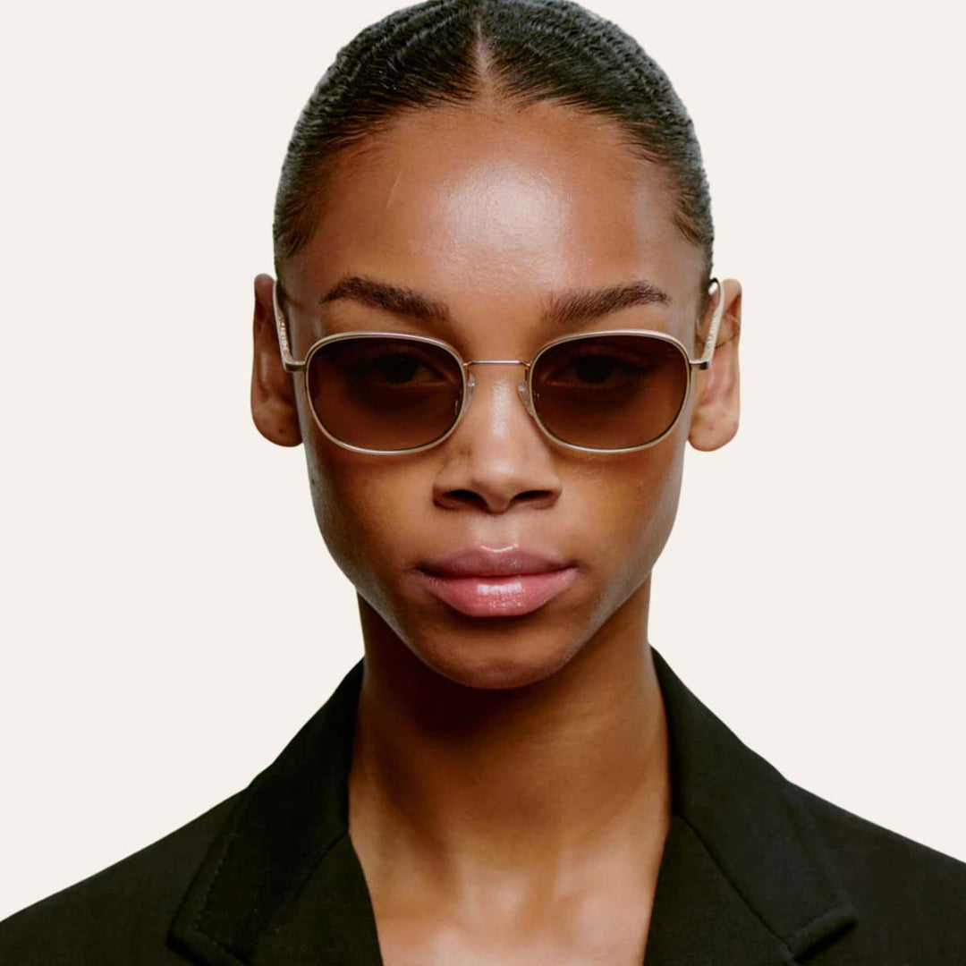 A. Kjærbede Hello Solbrille Gold