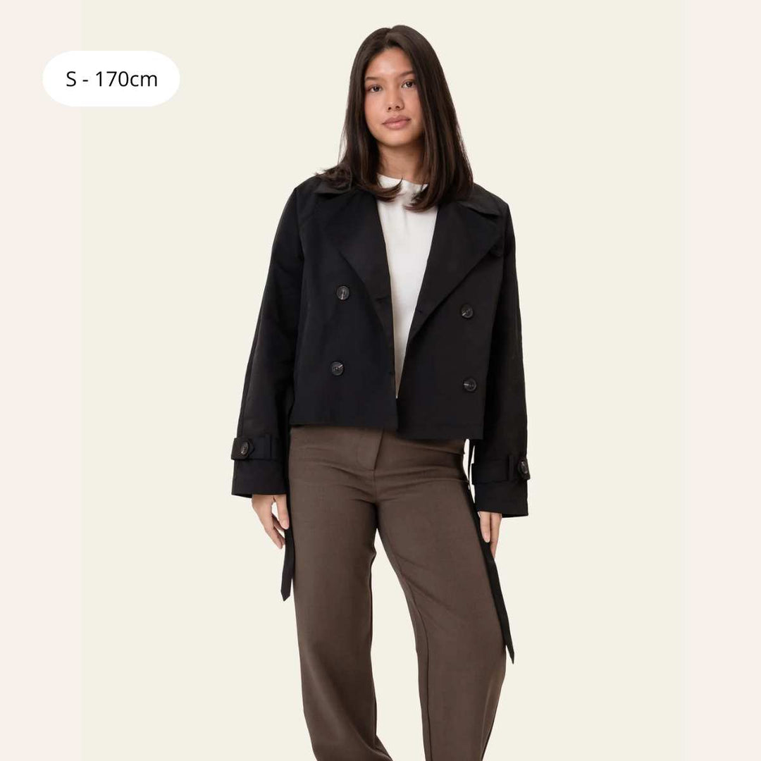 BYIC AlmaIC Trenchcoat Black