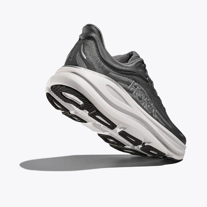 HOKA Bondi 9 Black / River Rock Grey M