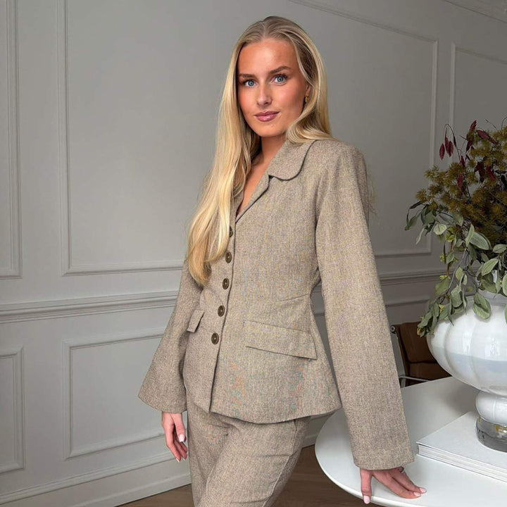 BYIC StineIC Blazer Brown Melange