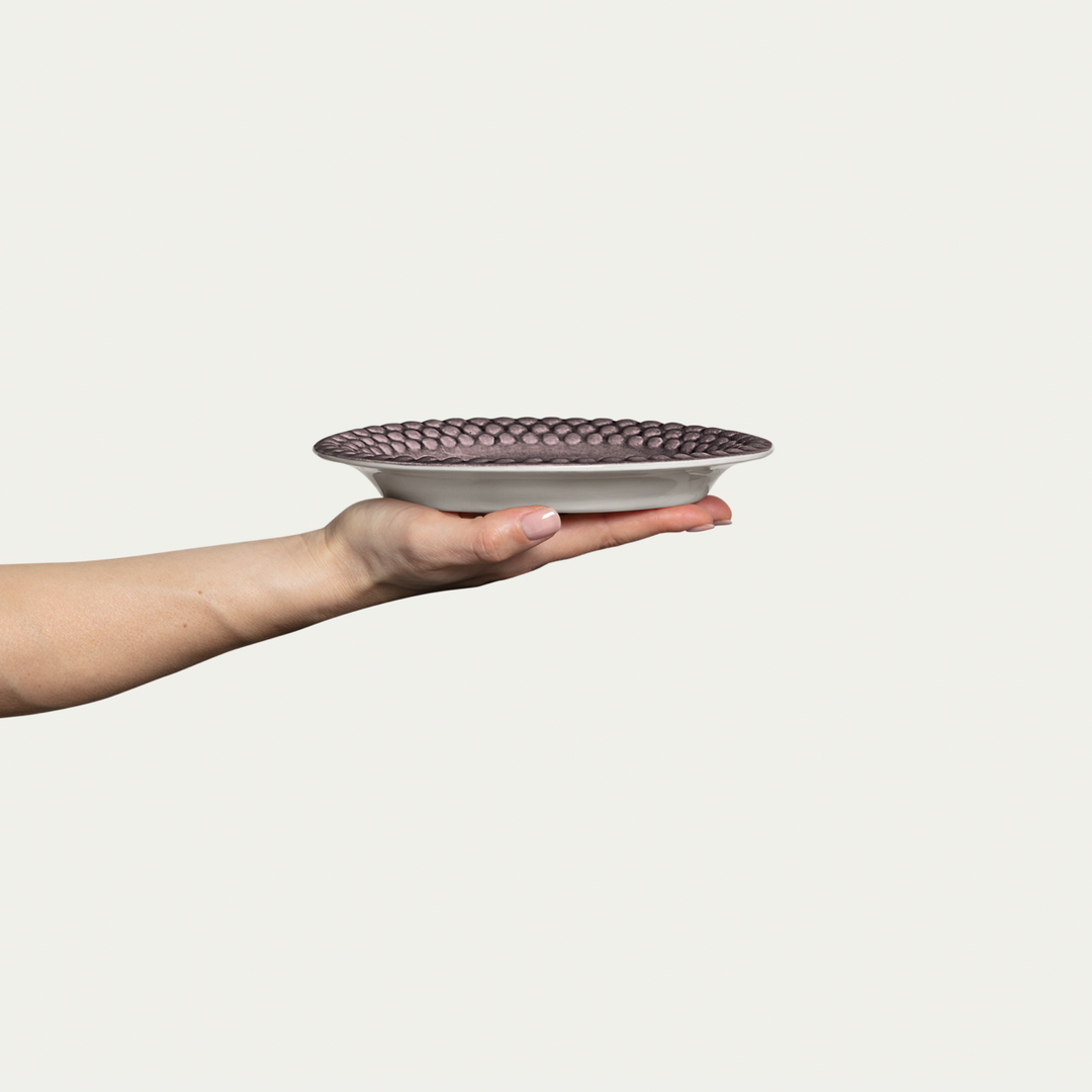 Mateus Bubbles Plate Plum 20x16cm