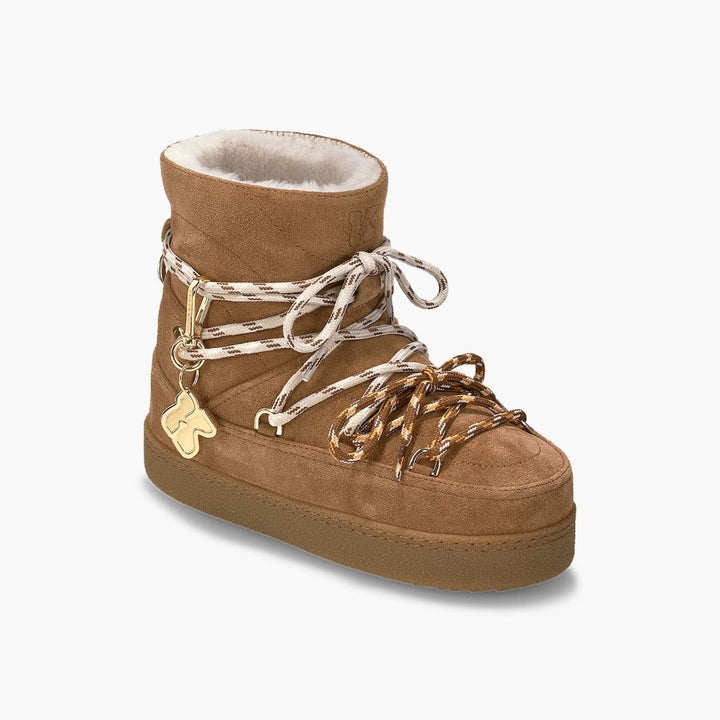 Inuikii Quilted Suede Brown W
