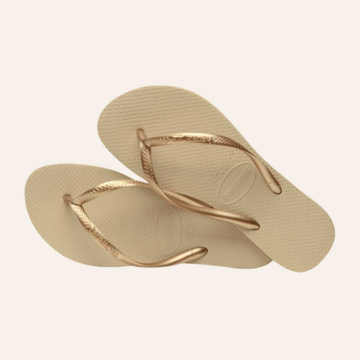 Havaianas Slim Sand Grey/Light Golden W
