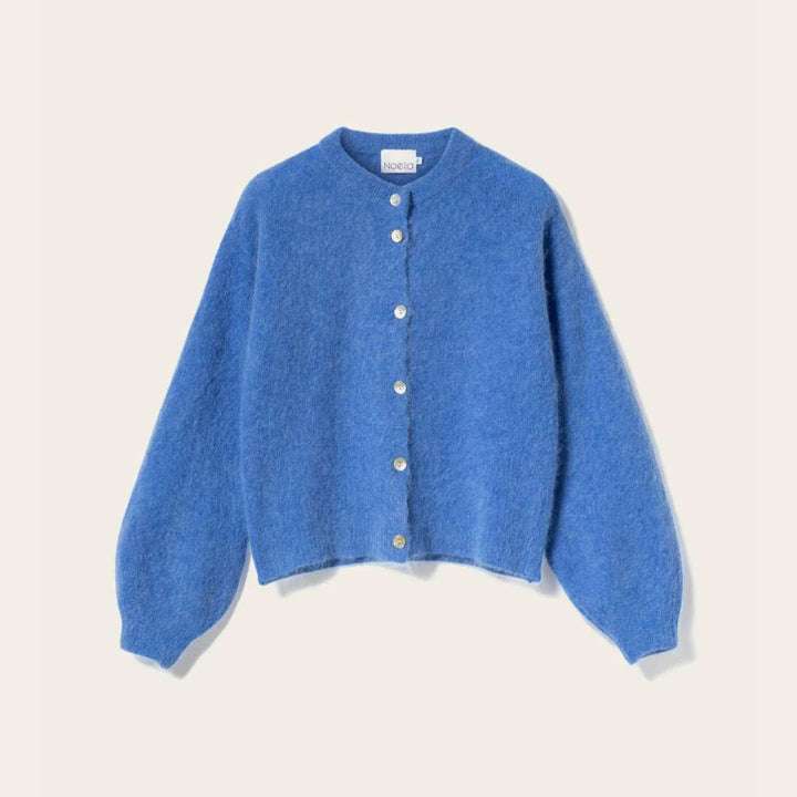 Noella Kae Knit Cardigan Dove Blue