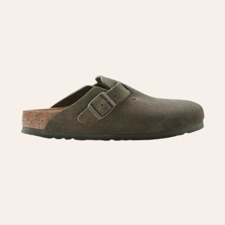 Birkenstock Boston Regular Suede Leather Thyme M