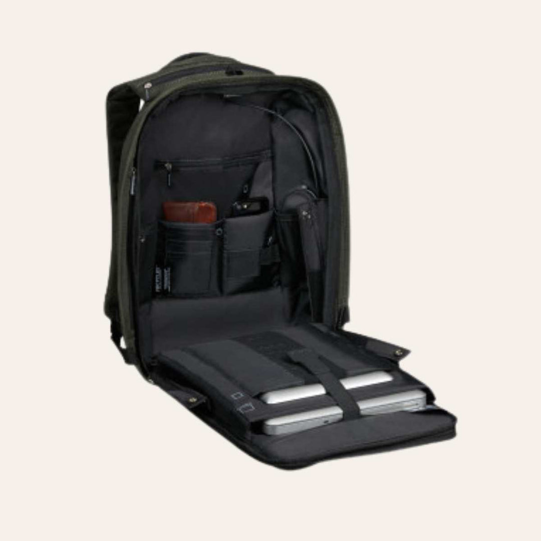 Samsonite Securipak Laptop Backpack 15,6" Back Steel Foliage Green