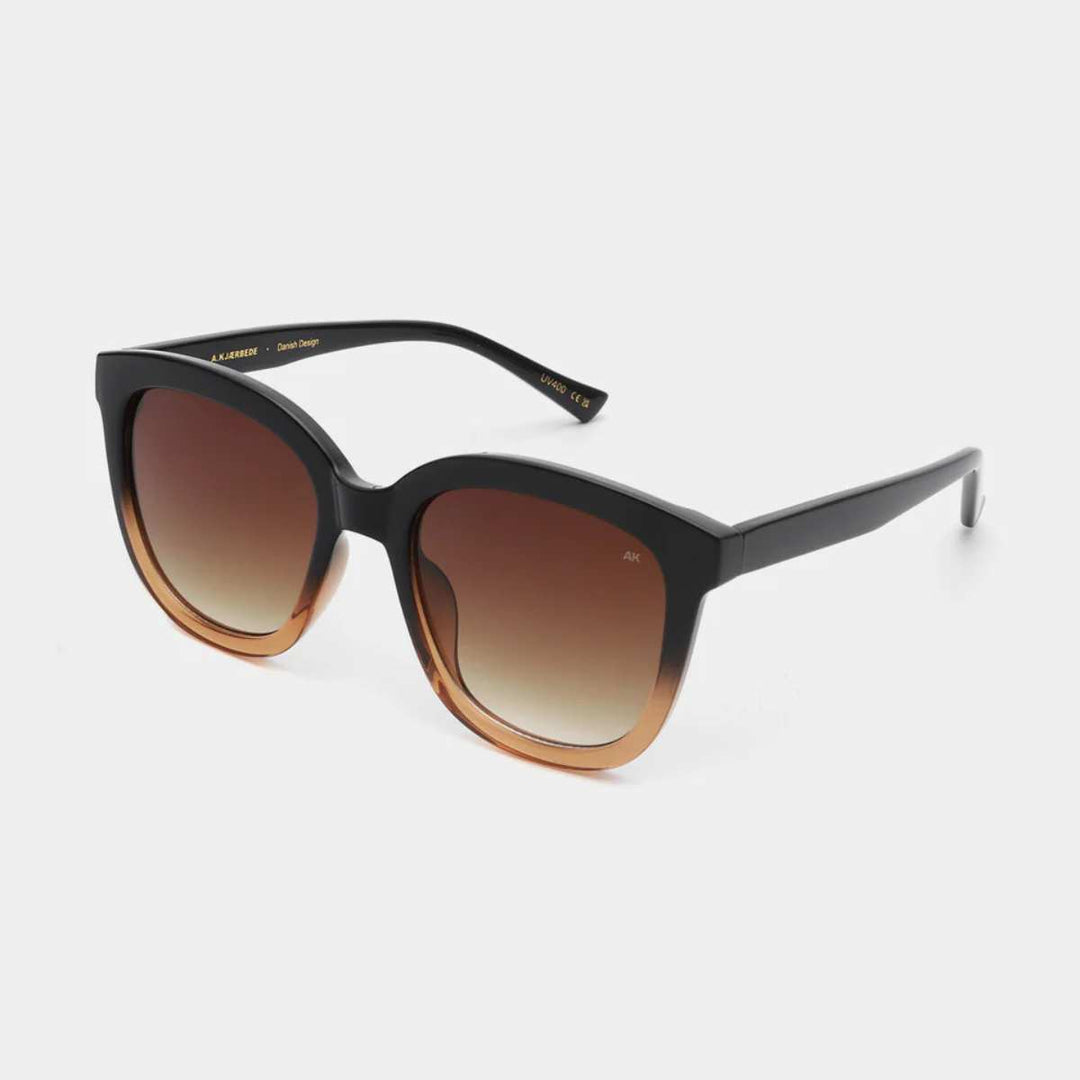 A. Kjærbede Billy Solbrille Black Brown Transparent