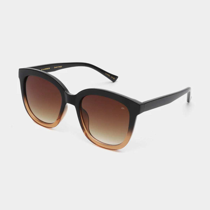 A. Kjærbede Billy Solbrille Black Brown Transparent