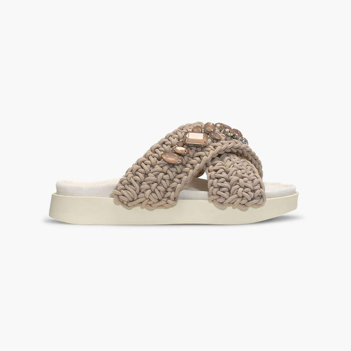 Inuikii Slipper Stone Taupe W