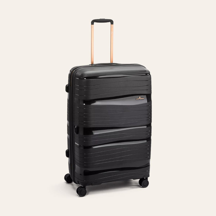 North Pioneer Koffert Stor 77cm Trolley 102L Black/Gold