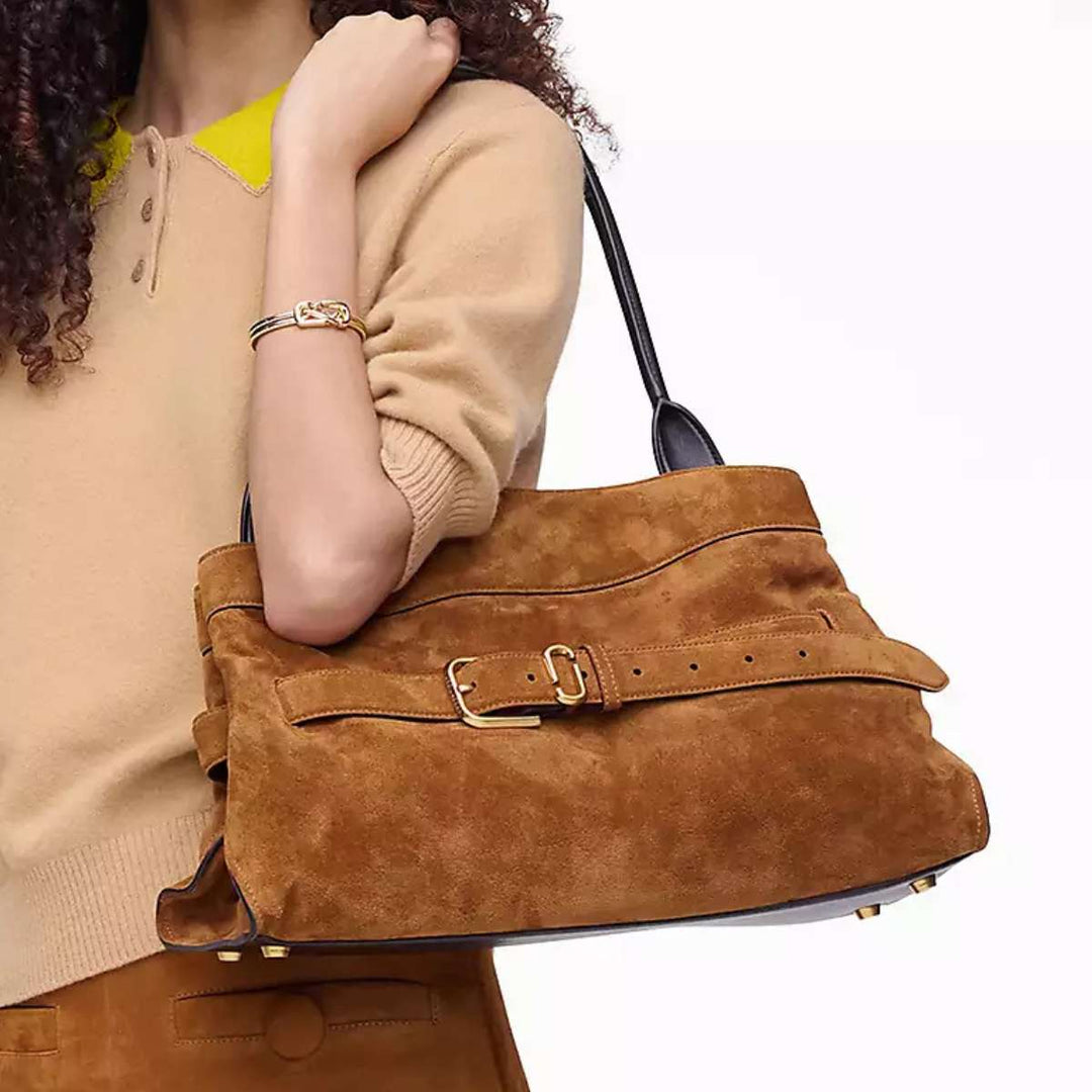 Marc Jacobs The Satchel Suede Dakota Copper