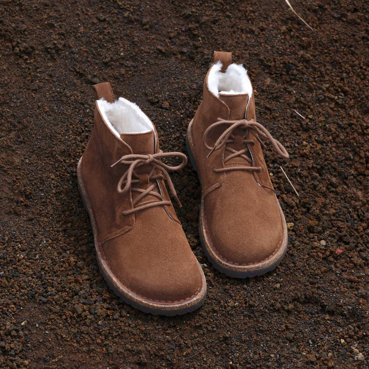 Birkenstock Uppsala Mid Shearling Dark Tea W