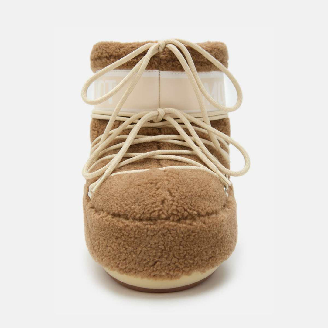 Moon Boots Icon Low Fleece Camel
