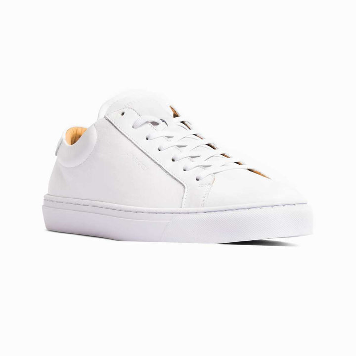 Jim Rickey Spin Leather Sneakers White