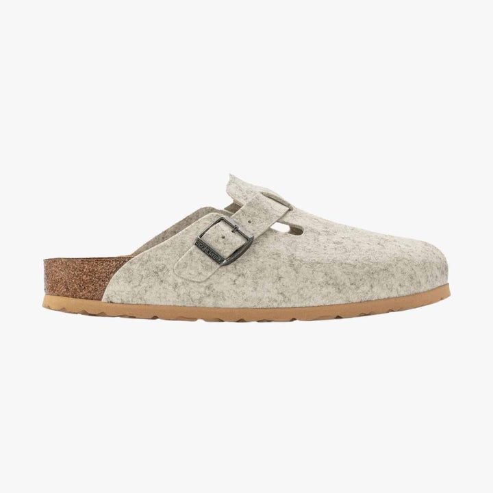 Birkenstock Tøfler Smal Boston Eggshell W