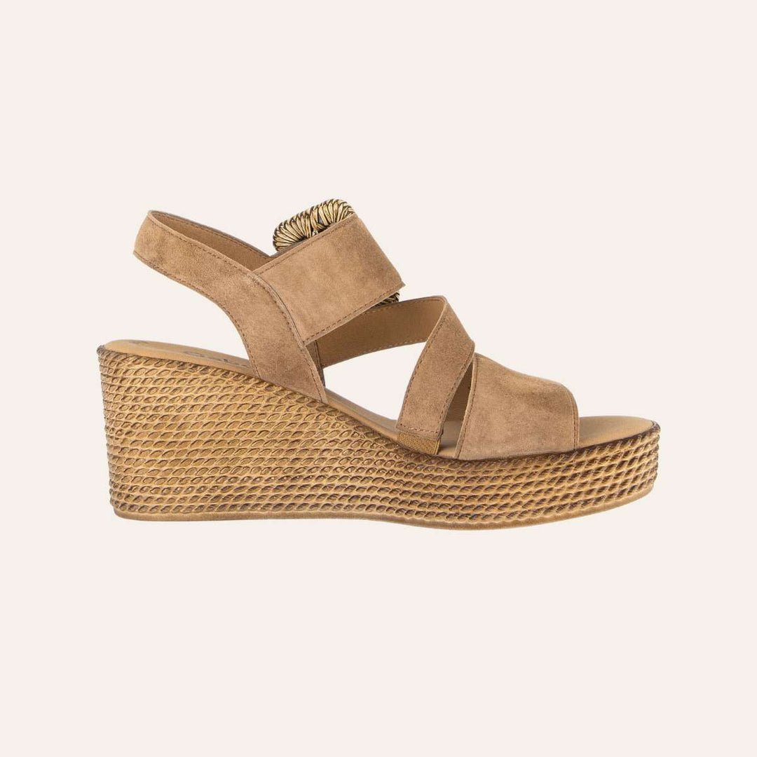 Gabor Kilehælsandal Peanut W