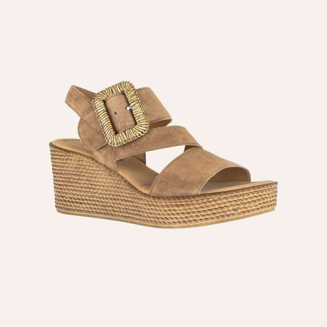 Gabor Kilehælsandal Peanut W