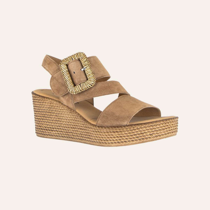 Gabor Kilehælsandal Peanut W
