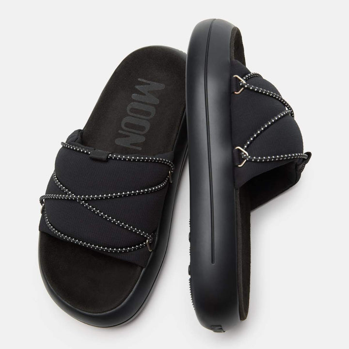Moon Boots Icon Slide Black W